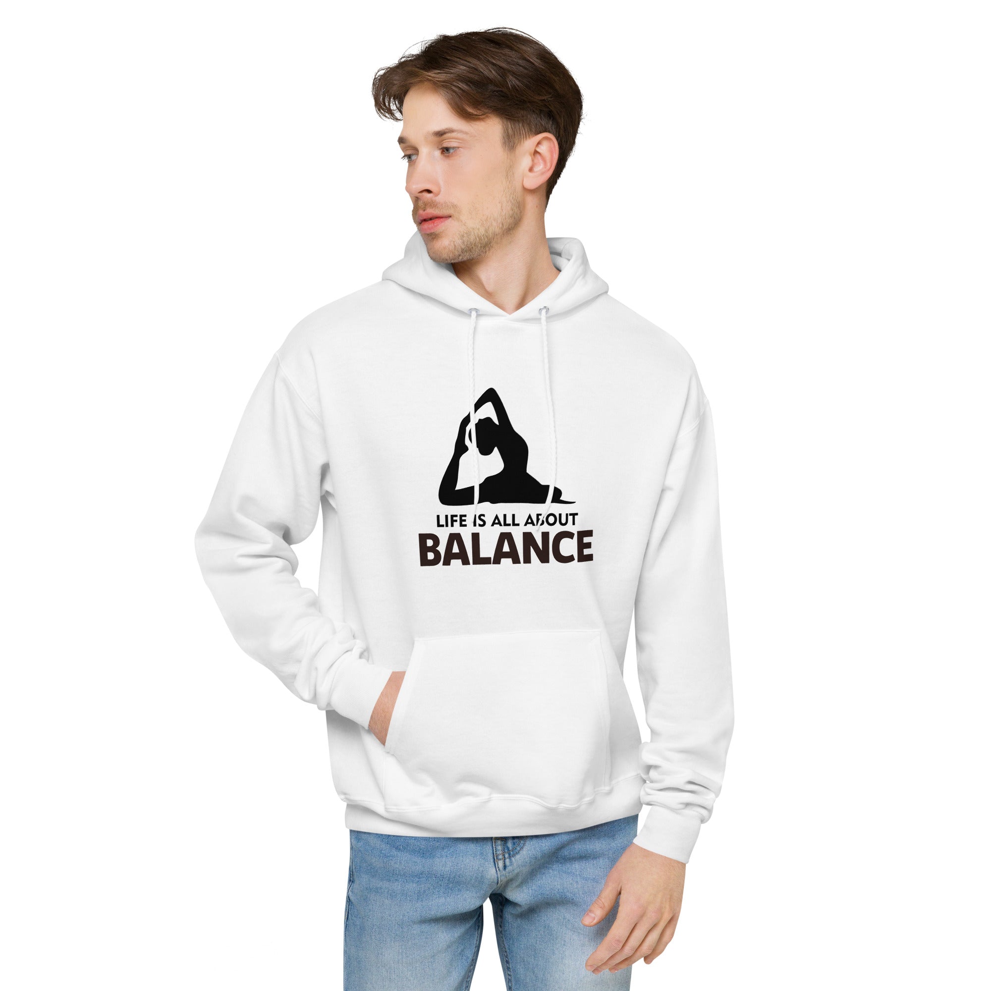 LIFE IS ALL ABOUT BALANCE - Unisex fleece hoodie