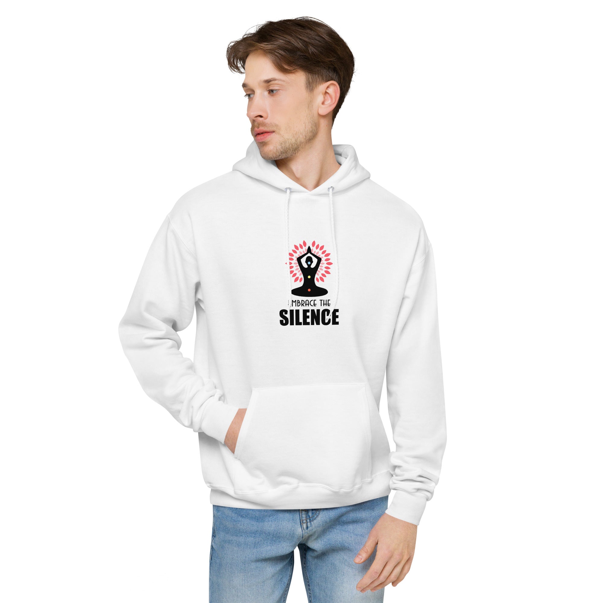 EMBRACE THE SILENCE - Unisex fleece hoodie