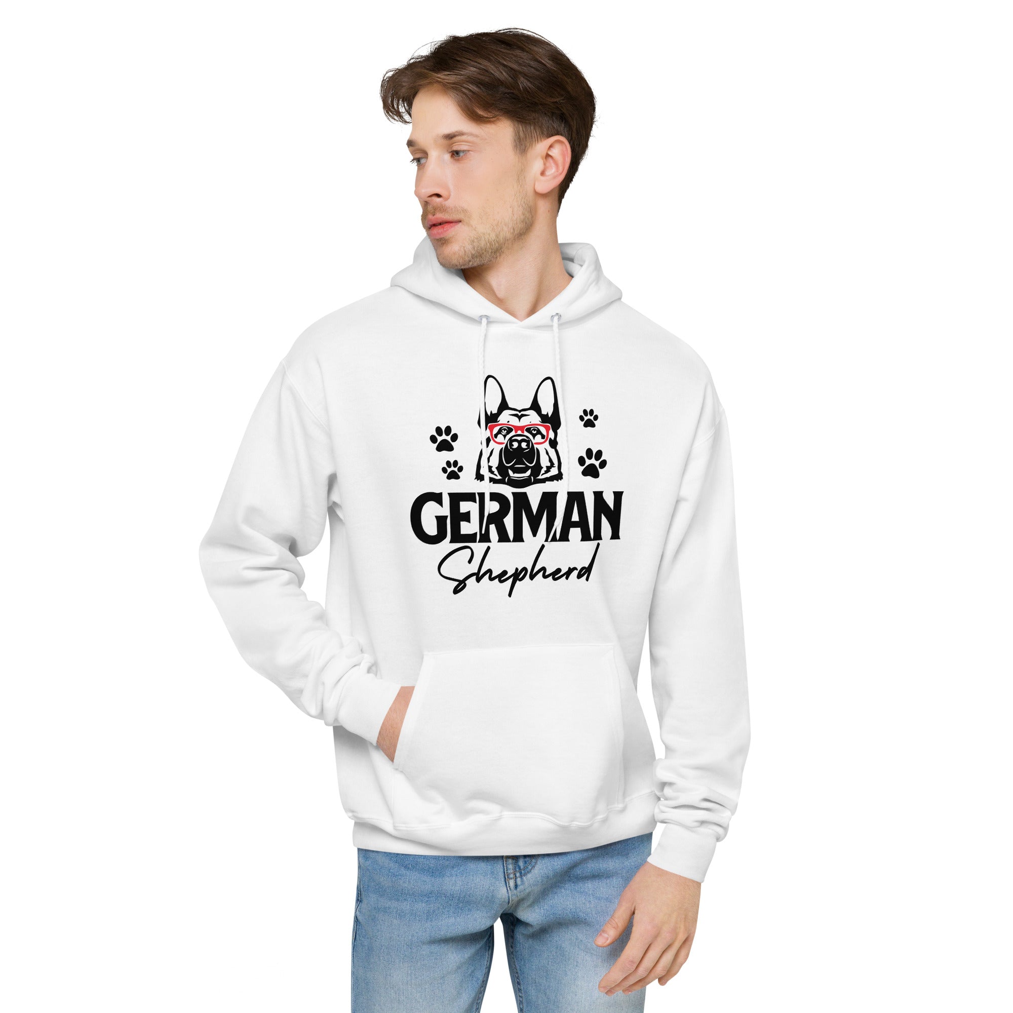 GERMAN SHEPHERD - Unisex fleece hoodie