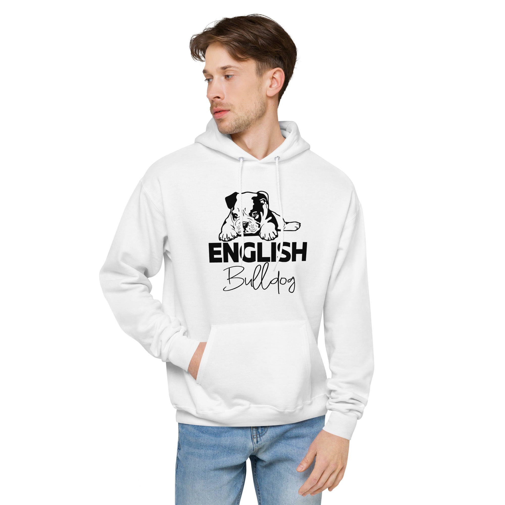 ENGLISH BULLDOG - Unisex fleece hoodie