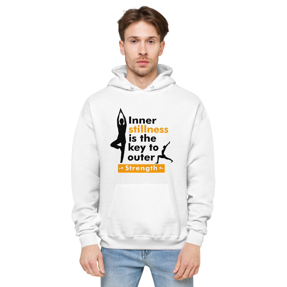 INNER STILLNESS IS THE KEY - Unisex fleece hoodie