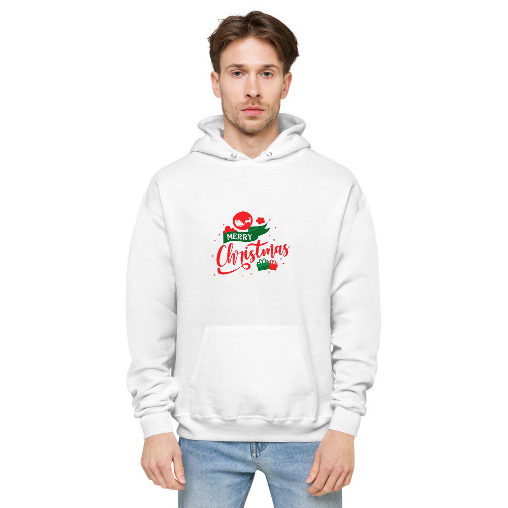 Merry Christmas- unisex fleece hoodie