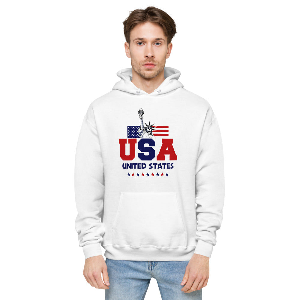UNITED STATES OF AMERICA - unisex fleece hoodie