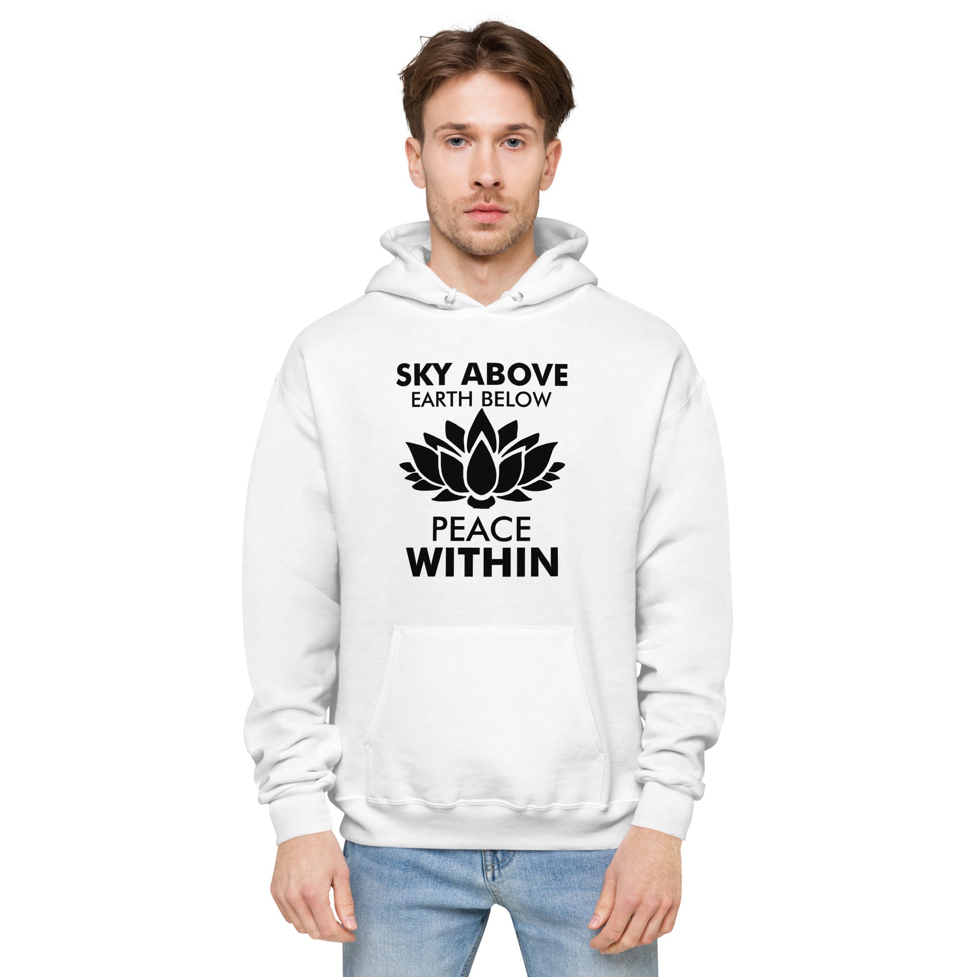 SKY ABOVE EARTH BELOW - Unisex fleece hoodie