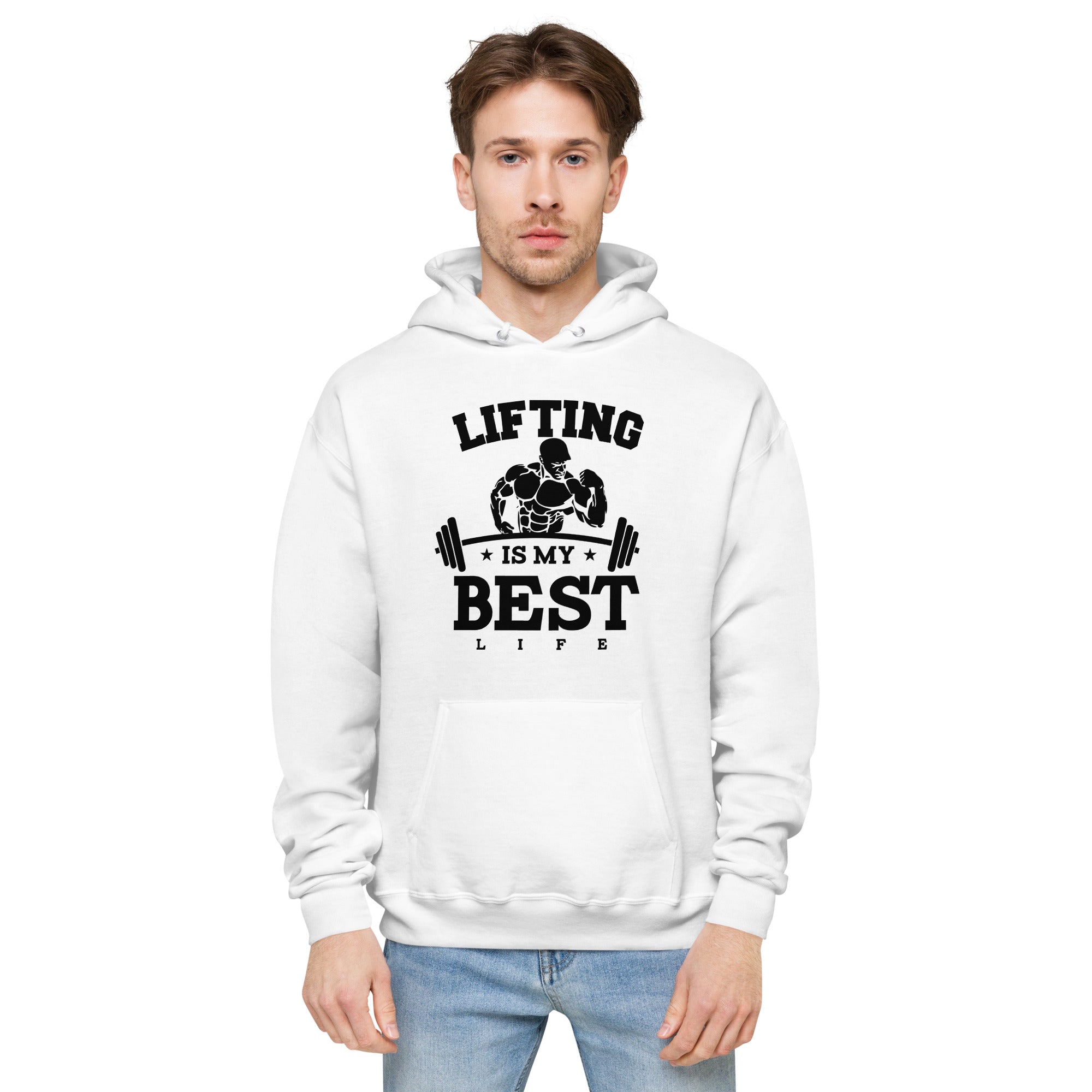 LIFTING IS MY BEST LIFE - Unisex fleece hoodie