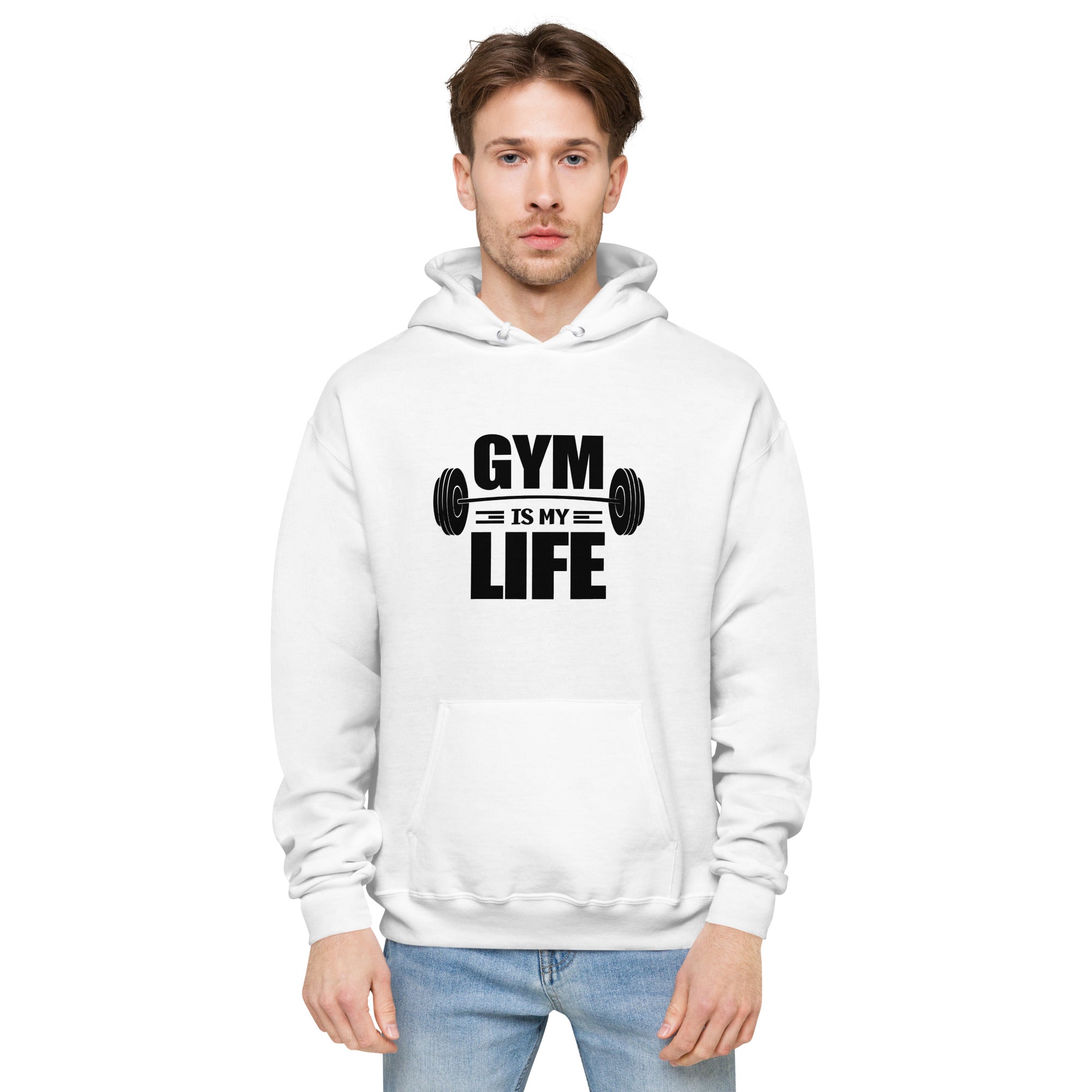 GYM IS MY LIFE - Unisex fleece hoodie