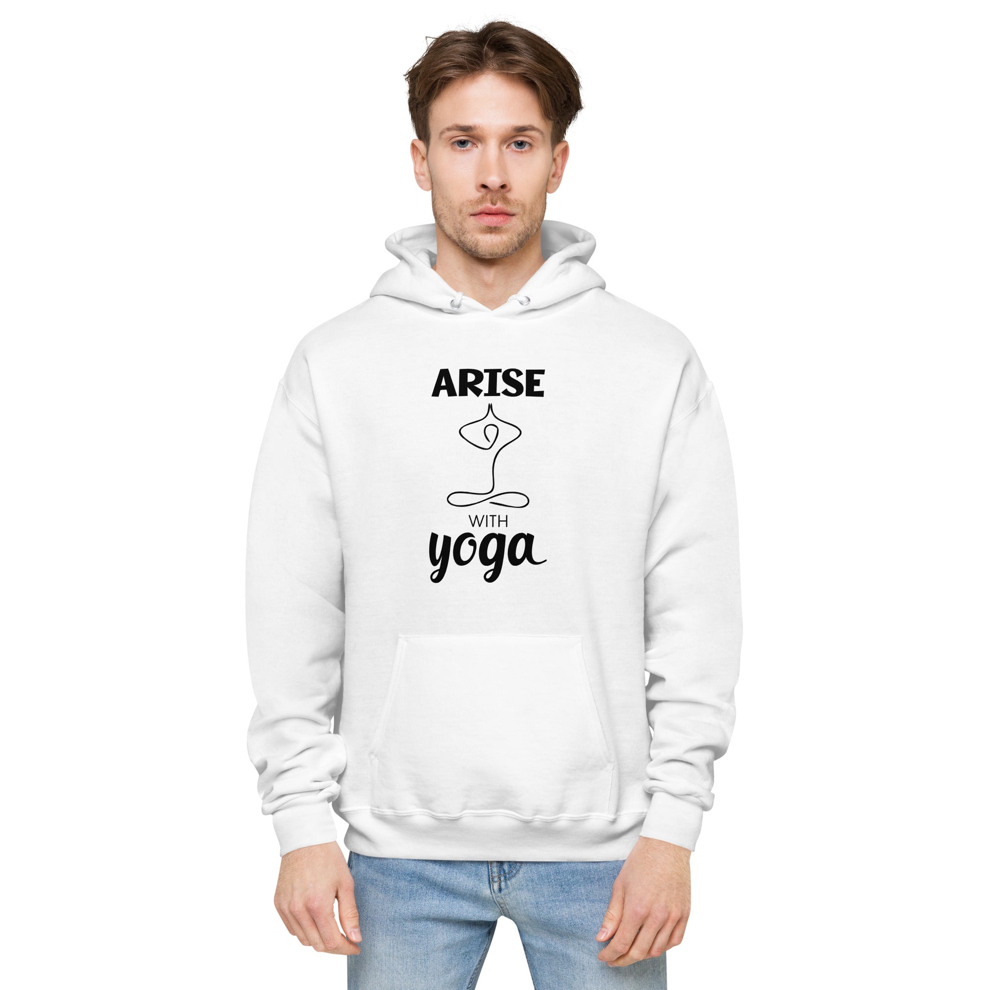 ARISE WITH YOGA - Unisex fleece hoodie