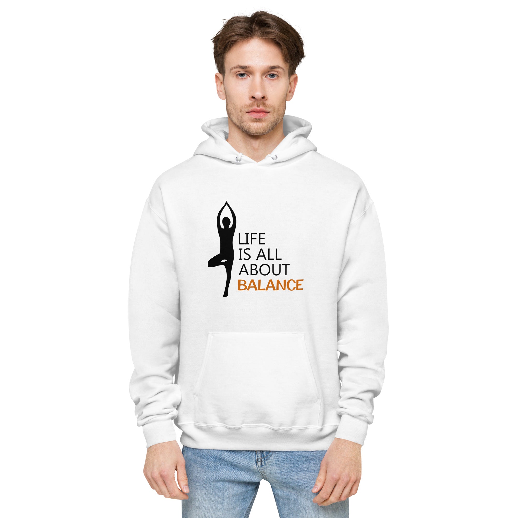 LIFE IS ALL ABOUT BALANCE - Unisex fleece hoodie