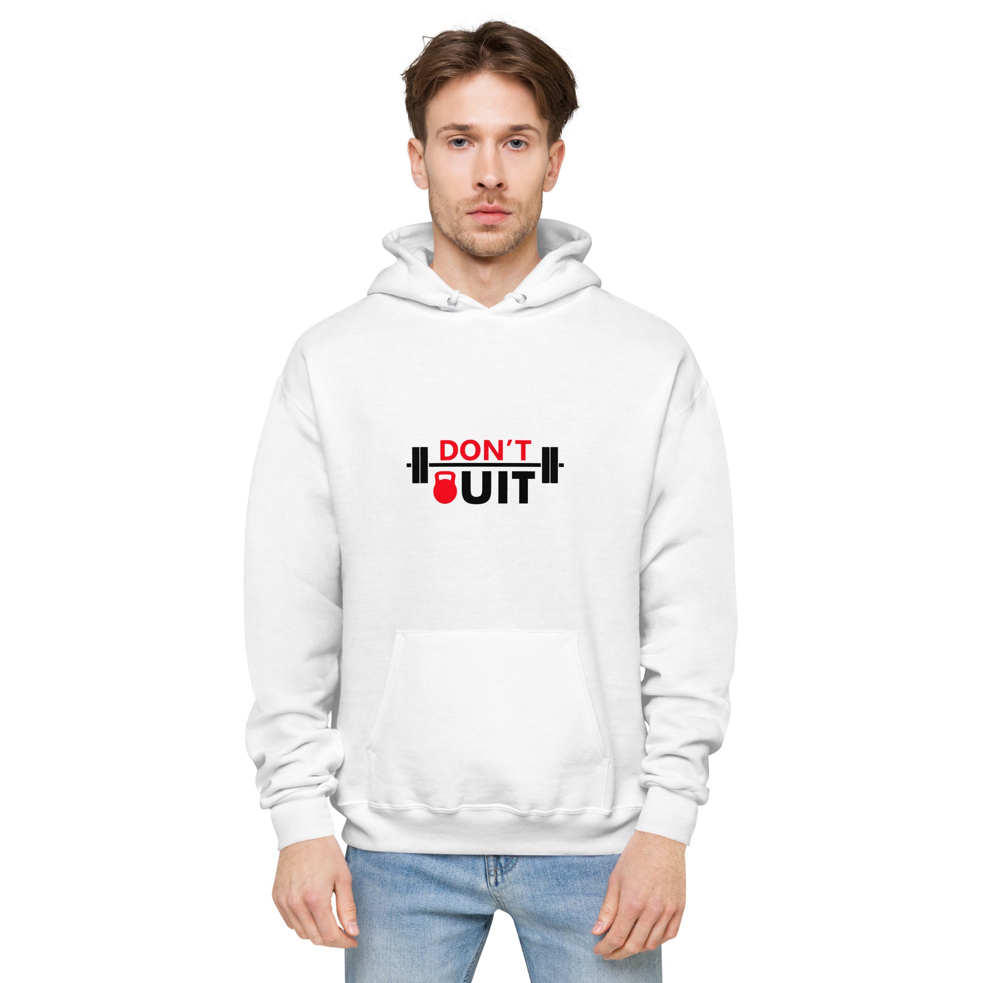 DON'T QUIT - Unisex fleece hoodie