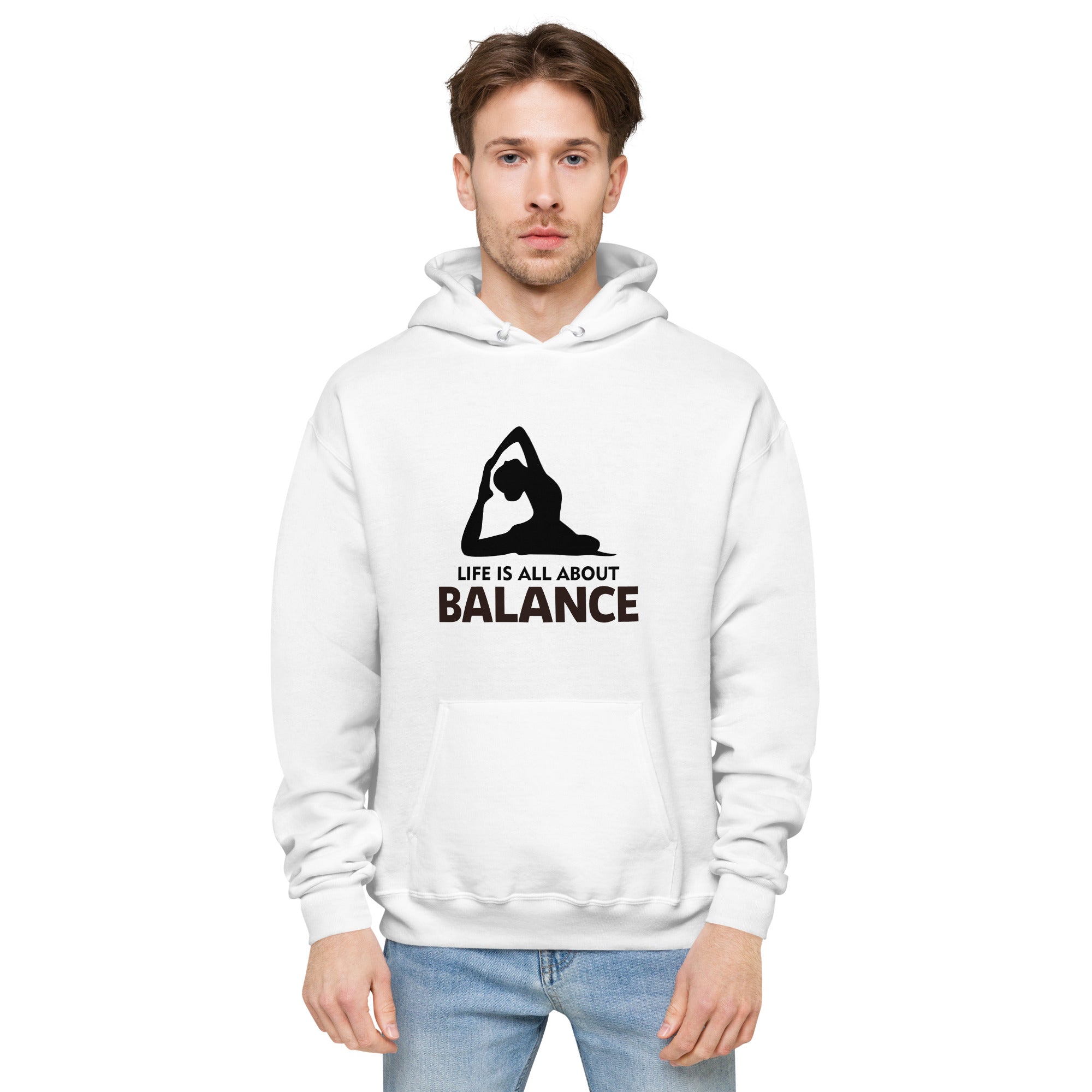 LIFE IS ALL ABOUT BALANCE - Unisex fleece hoodie