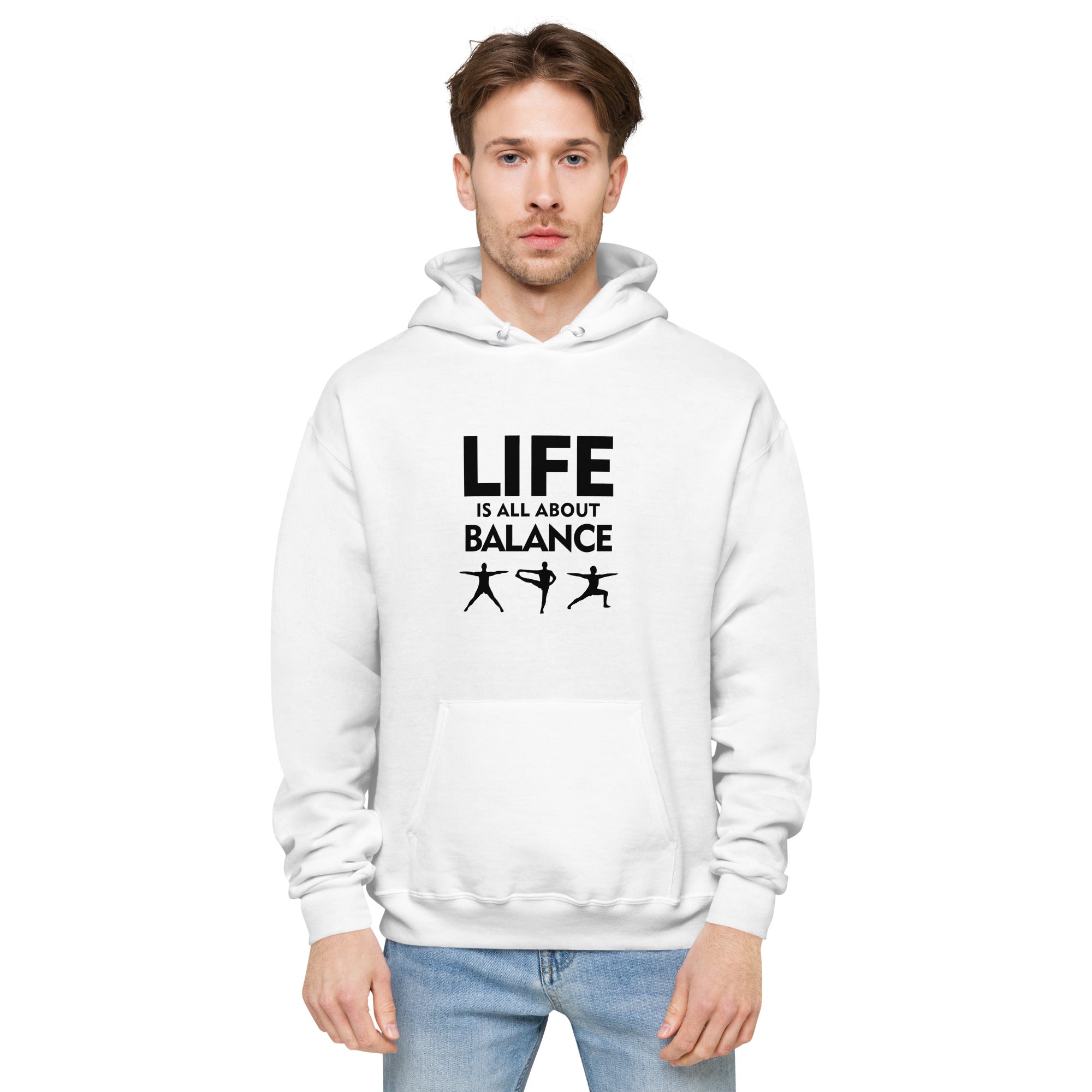 LIFE IS ALL ABOUT BALANCE - Unisex fleece hoodie