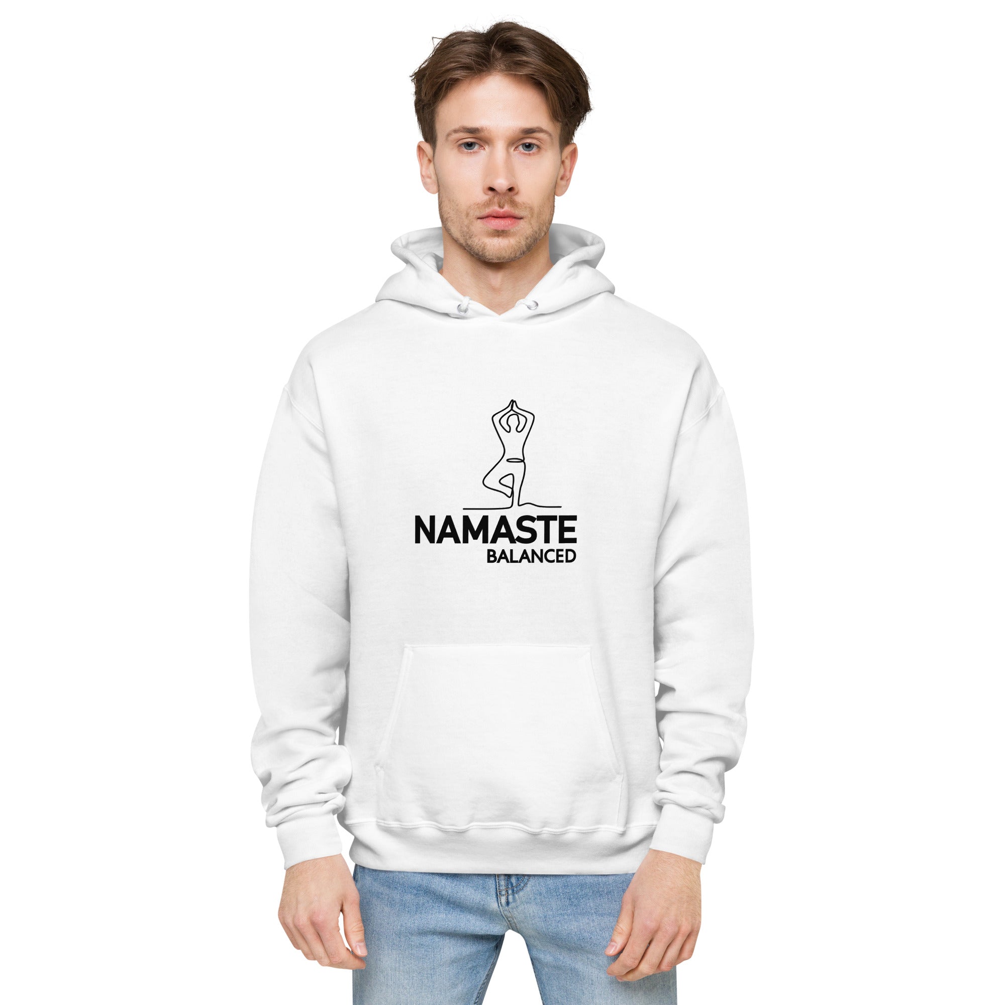 NAMASTE BALANCED - Unisex fleece hoodie