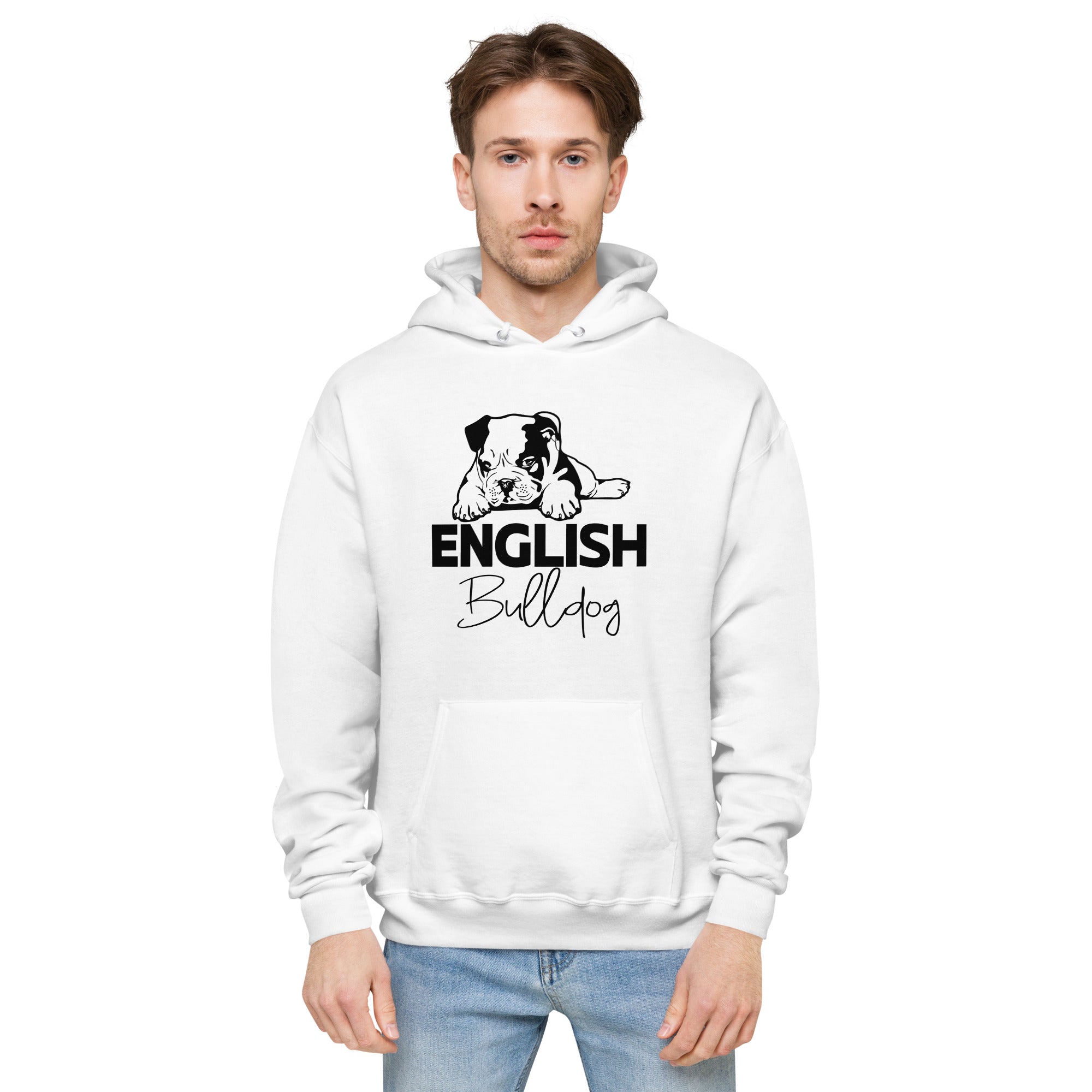 ENGLISH BULLDOG - Unisex fleece hoodie