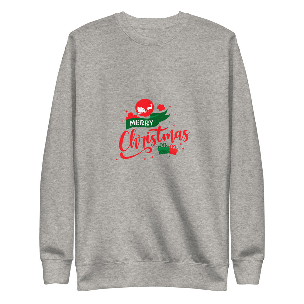 Merry Christmas- Unisex Fleece Pullover