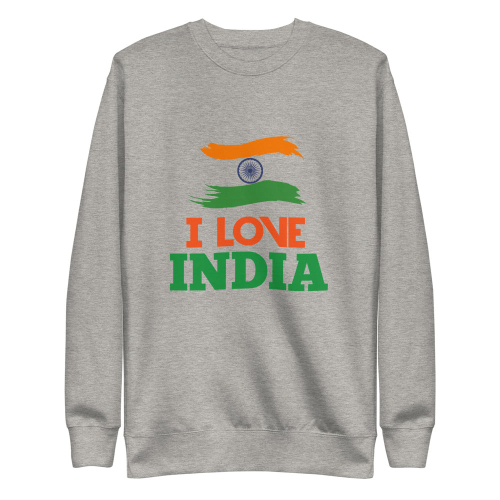 I LOVE INDIA - Unisex Fleece Pullover