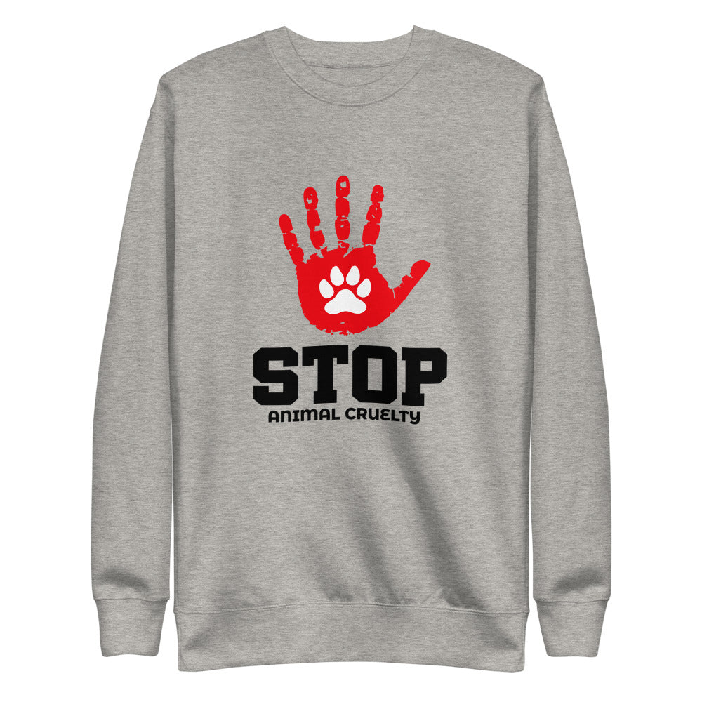 STOP ANIMAL CRUELTY - Unisex Fleece Pullover