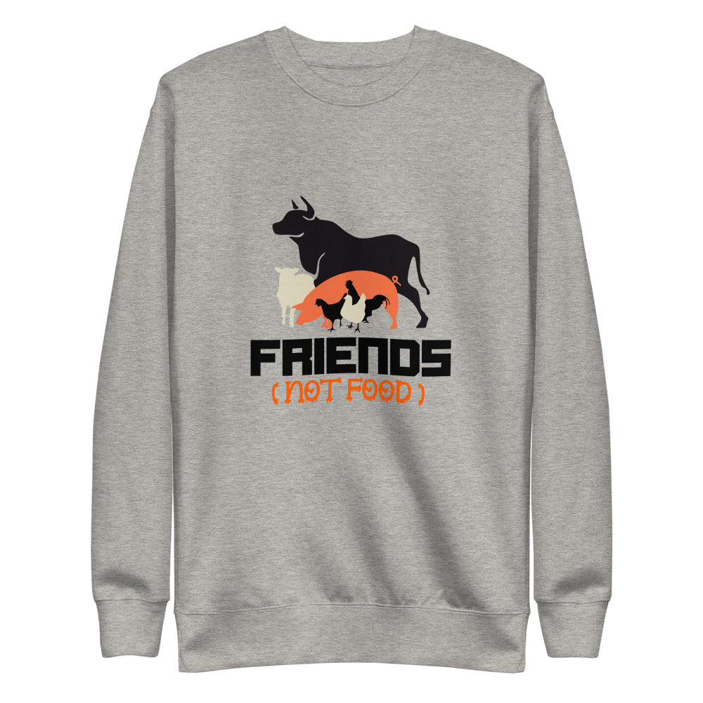 FRIENDS NOT FOOD - Unisex Fleece Pullover