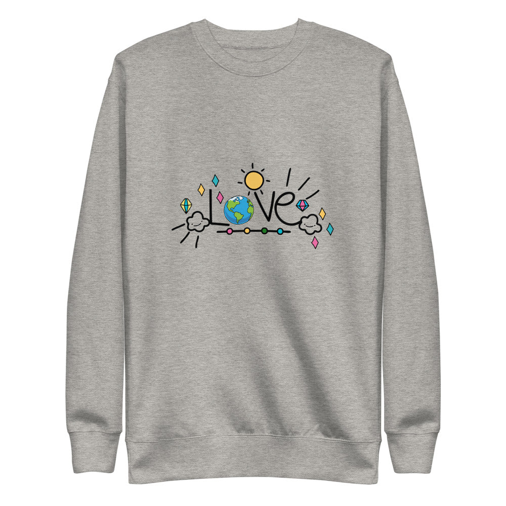 LOVE EARTH - Unisex Fleece Pullover