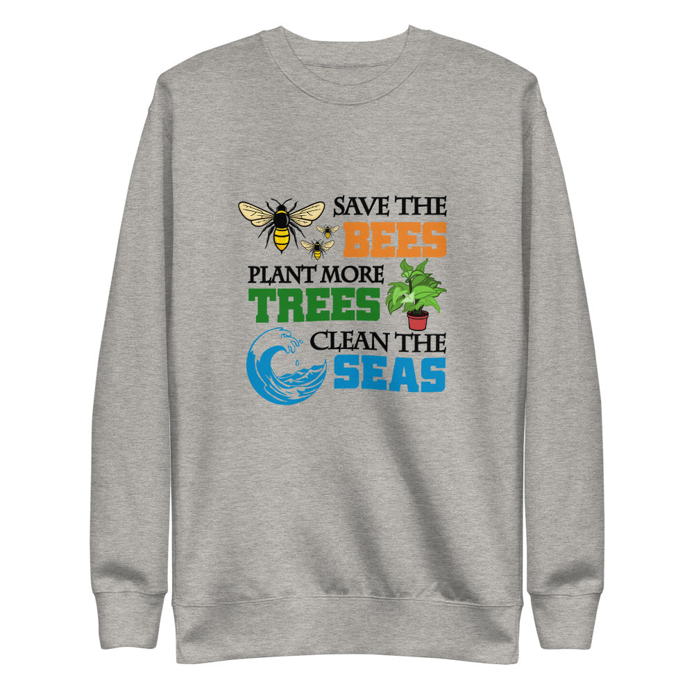 SAVE THE BEES - Unisex Fleece Pullover