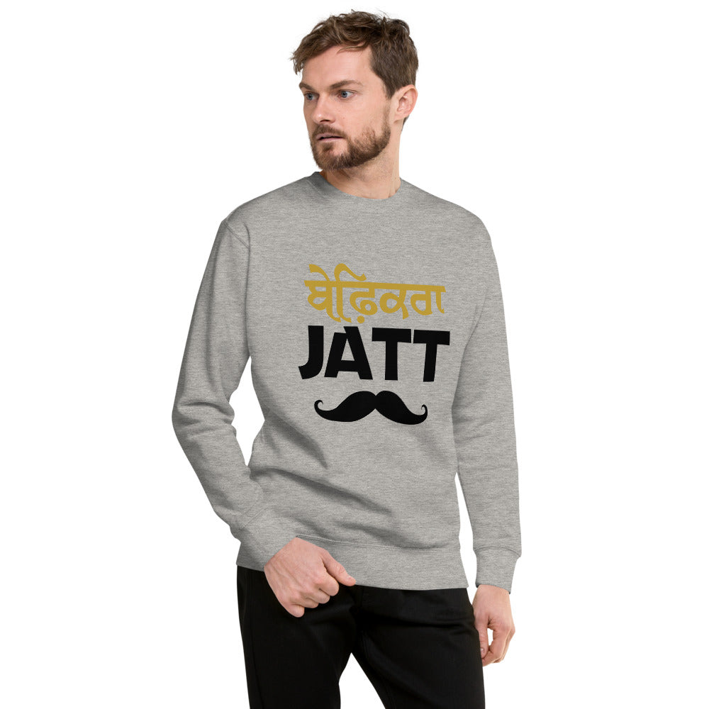 BEFIKRA JATT - Unisex Fleece Pullover