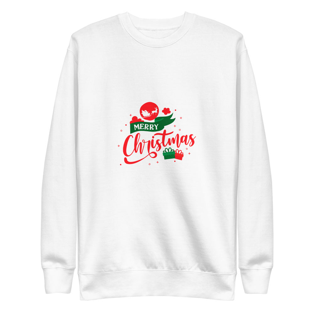 Merry Christmas- Unisex Fleece Pullover