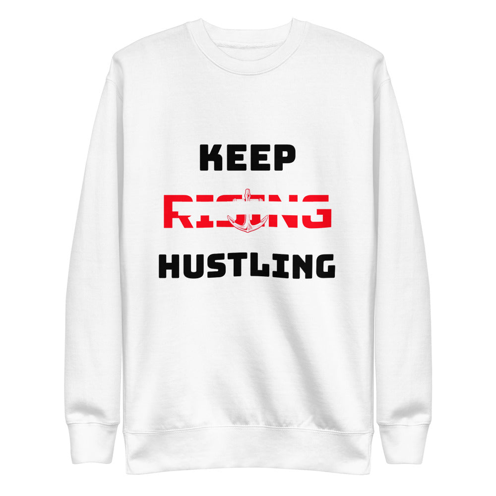 KEEP RISING HUSTLING - Unisex Fleece Pullover