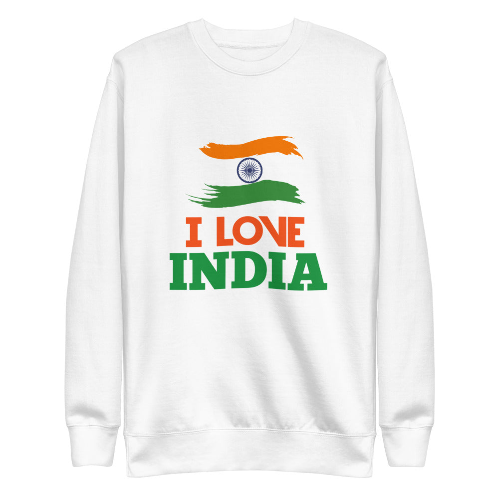 I LOVE INDIA - Unisex Fleece Pullover