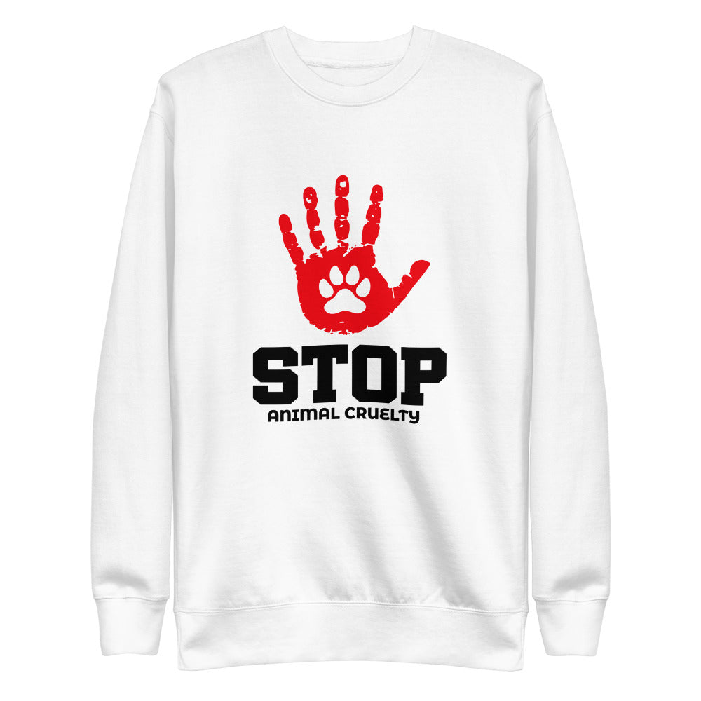 STOP ANIMAL CRUELTY - Unisex Fleece Pullover