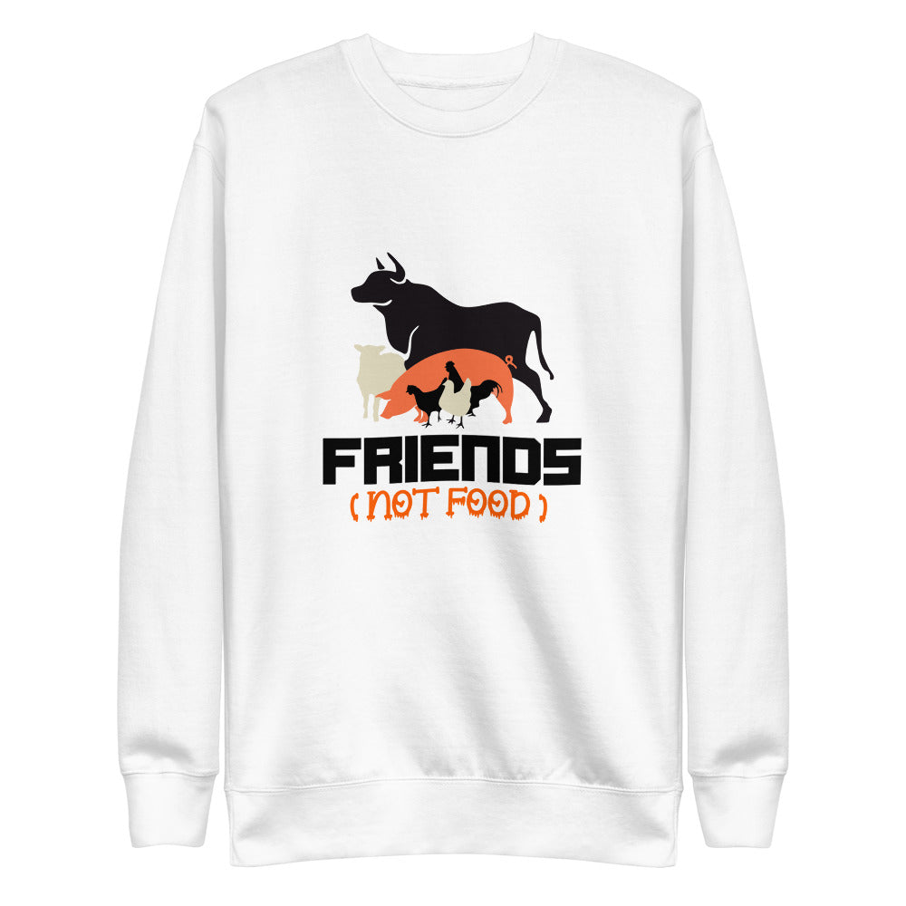 FRIENDS NOT FOOD - Unisex Fleece Pullover