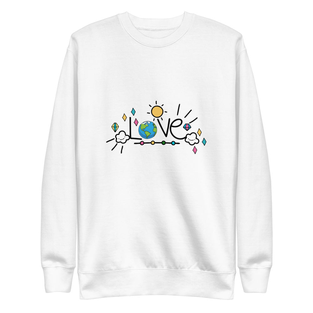 LOVE EARTH - Unisex Fleece Pullover