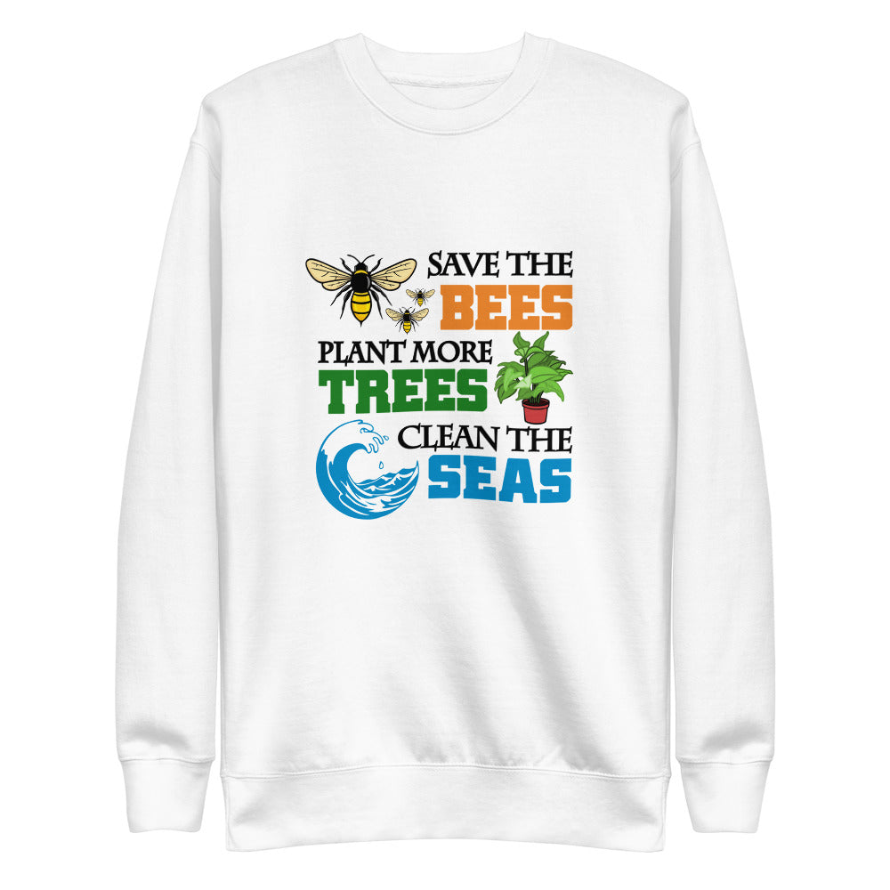 SAVE THE BEES - Unisex Fleece Pullover