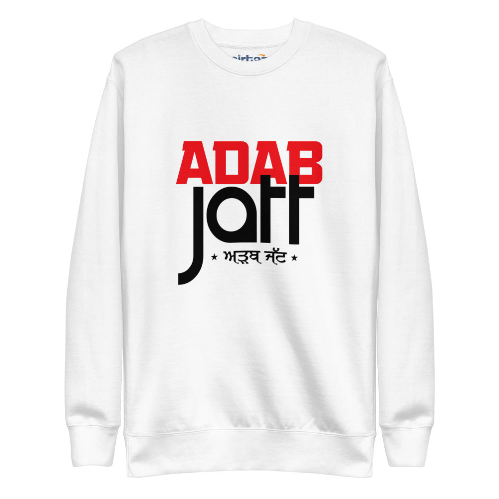 ADAB JATT - Unisex Fleece Pullover