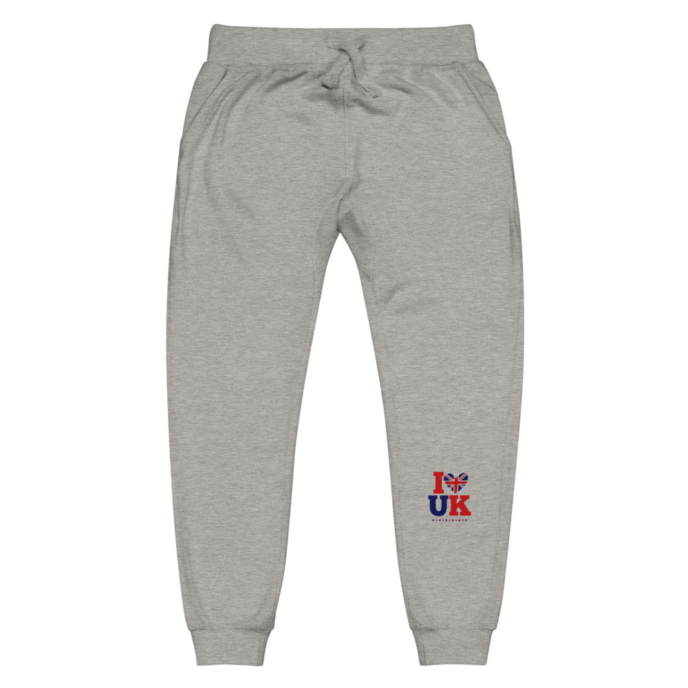 I LOVE UK - Unisex fleece sweatpants