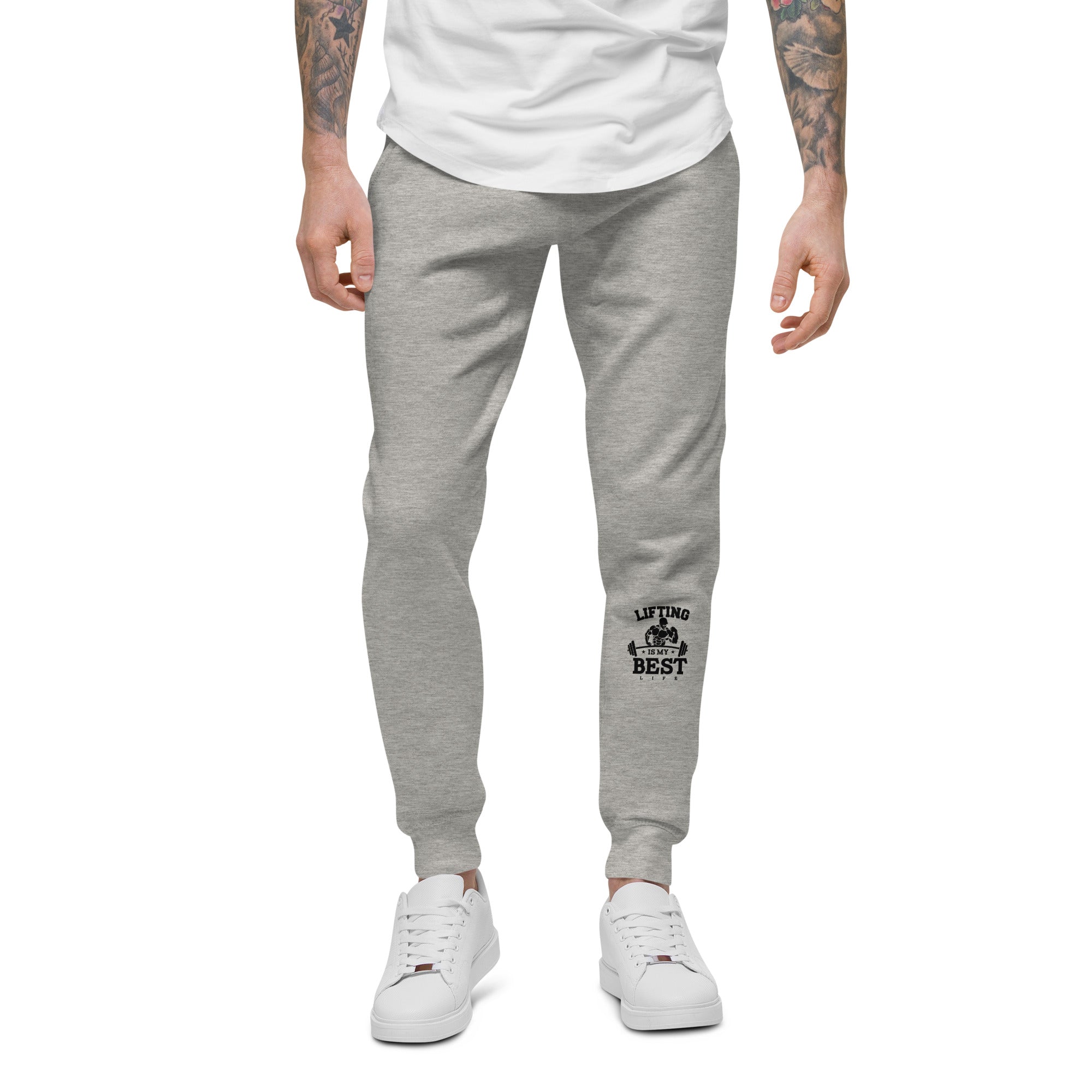 LIFTING IS MY BEST LIFE - Unisex fleece sweatpants