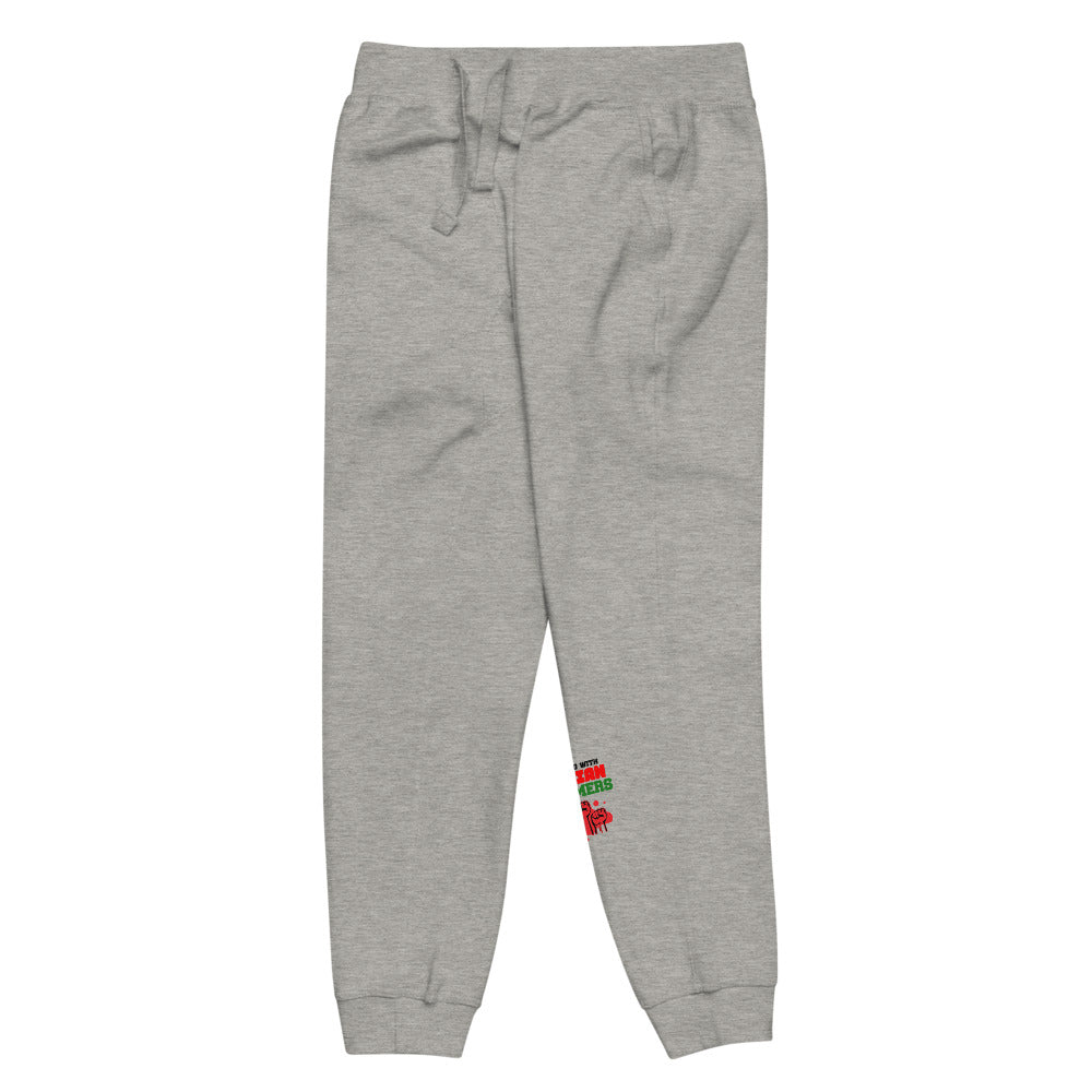 I STAND WITH INDIAN FARMERS - Unisex fleece sweatpants