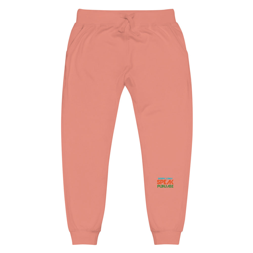 SORRY I ONLY SPEAK PUNJABI - Unisex fleece sweatpants