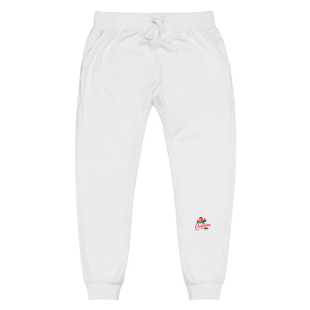 Merry Christmas- Unisex fleece sweatpants