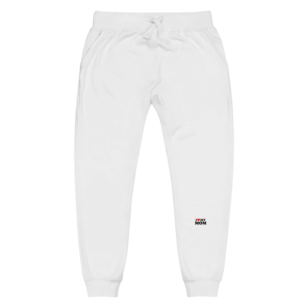 I love my mom- Unisex fleece sweatpants