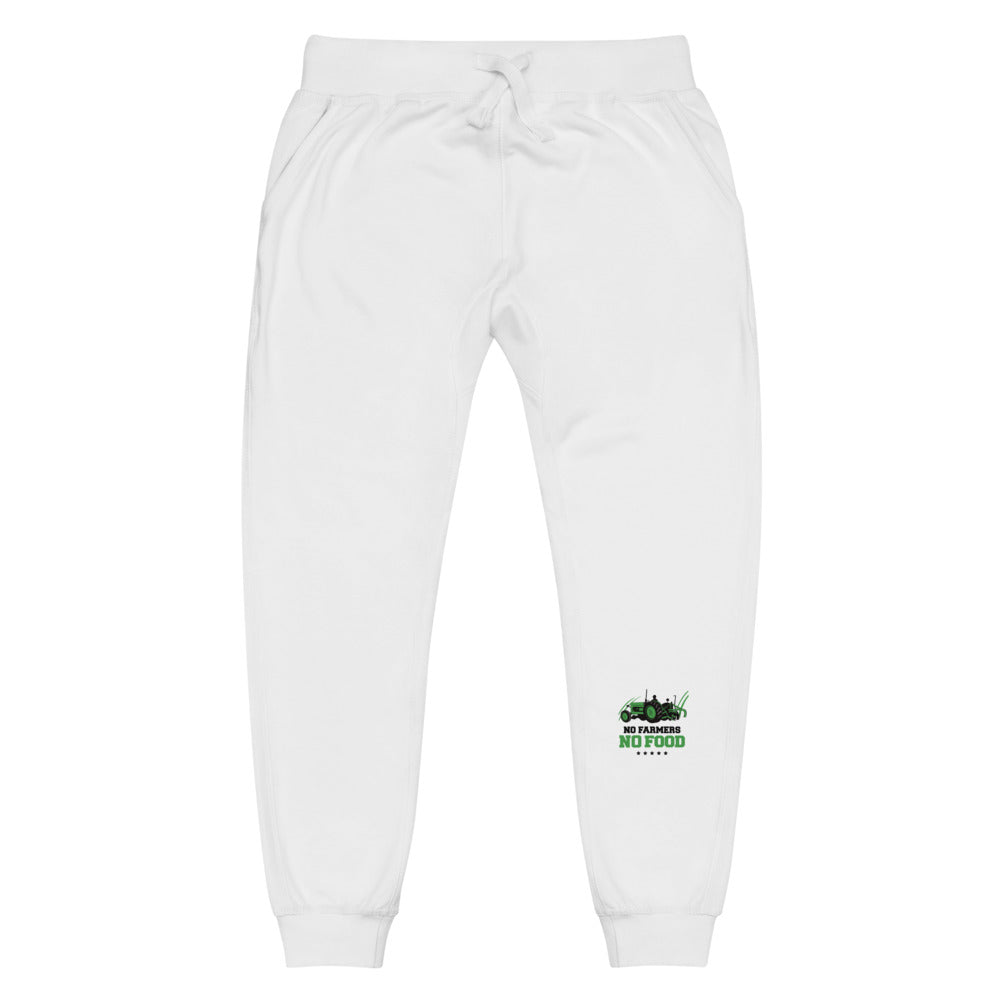 NO FARMERS NO FOOD - Unisex fleece sweatpants