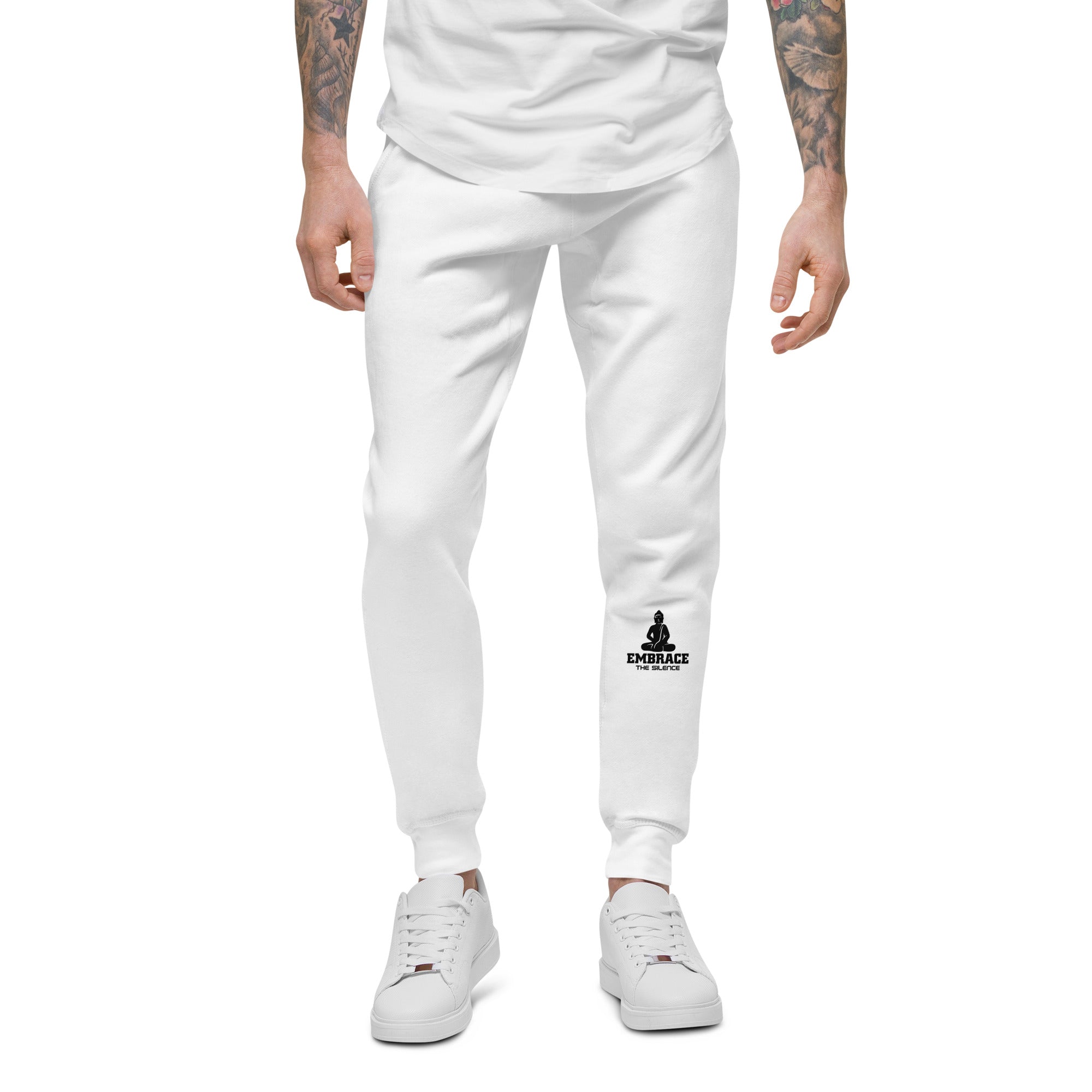 EMBRACE THE SILENCE - Unisex fleece sweatpants