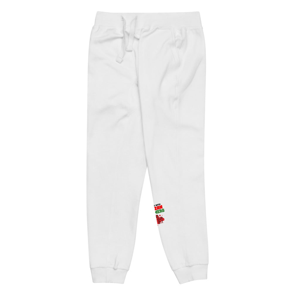 I STAND WITH INDIAN FARMERS - Unisex fleece sweatpants