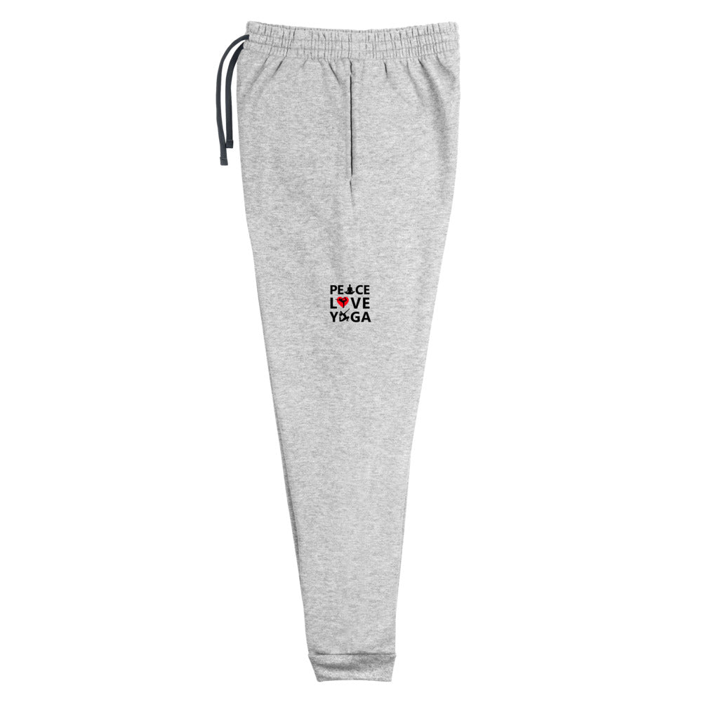 PEACE LOVE YOGA - Unisex Joggers