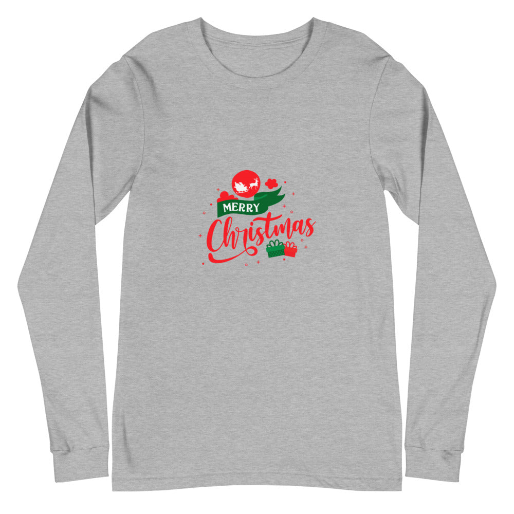 Merry Christmas- Unisex Long Sleeve Tee