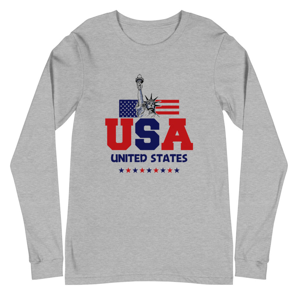 UNITED STATES OF AMERICA - Unisex Long Sleeve Tee
