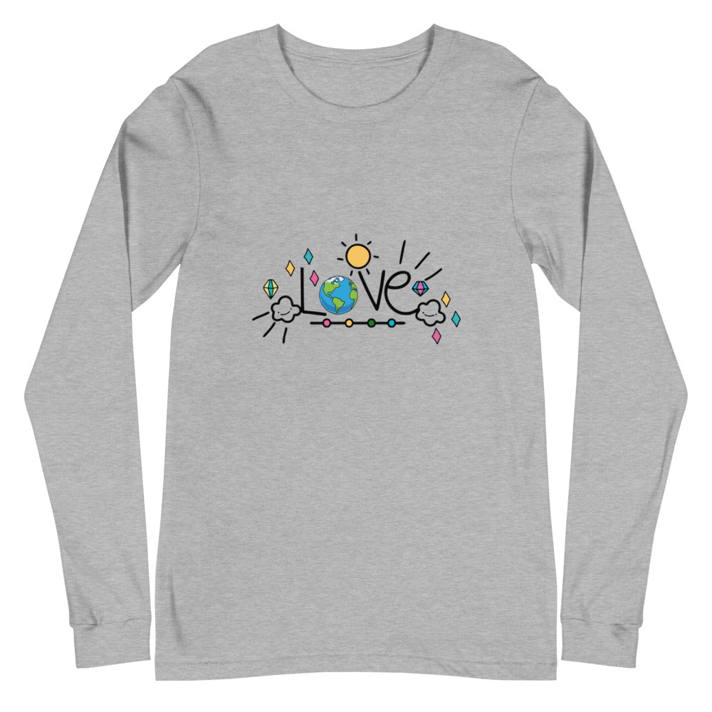 LOVE EARTH - Unisex Long Sleeve Tee