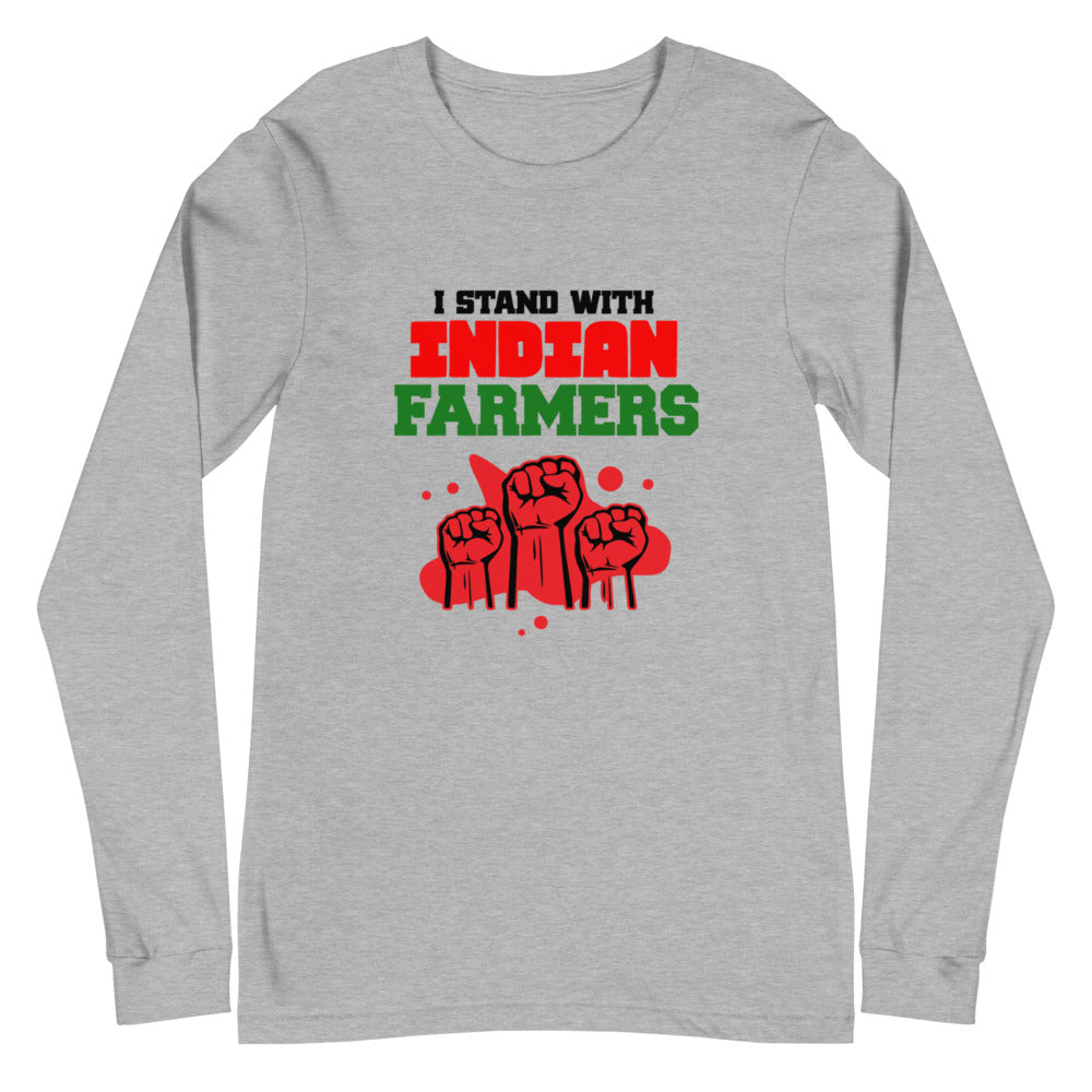 I STAND WITH INDIAN FARMERS - Unisex Long Sleeve Tee