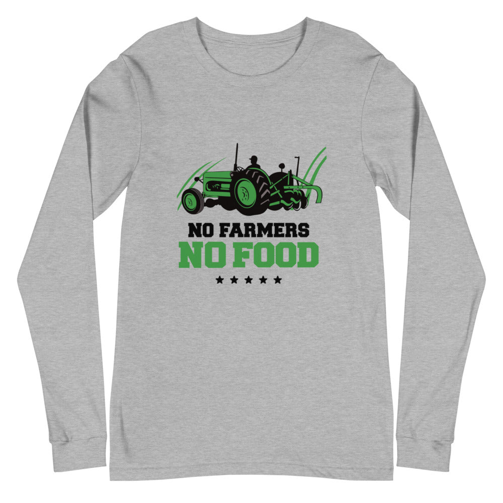 NO FARMERS NO FOOD - Unisex Long Sleeve Tee