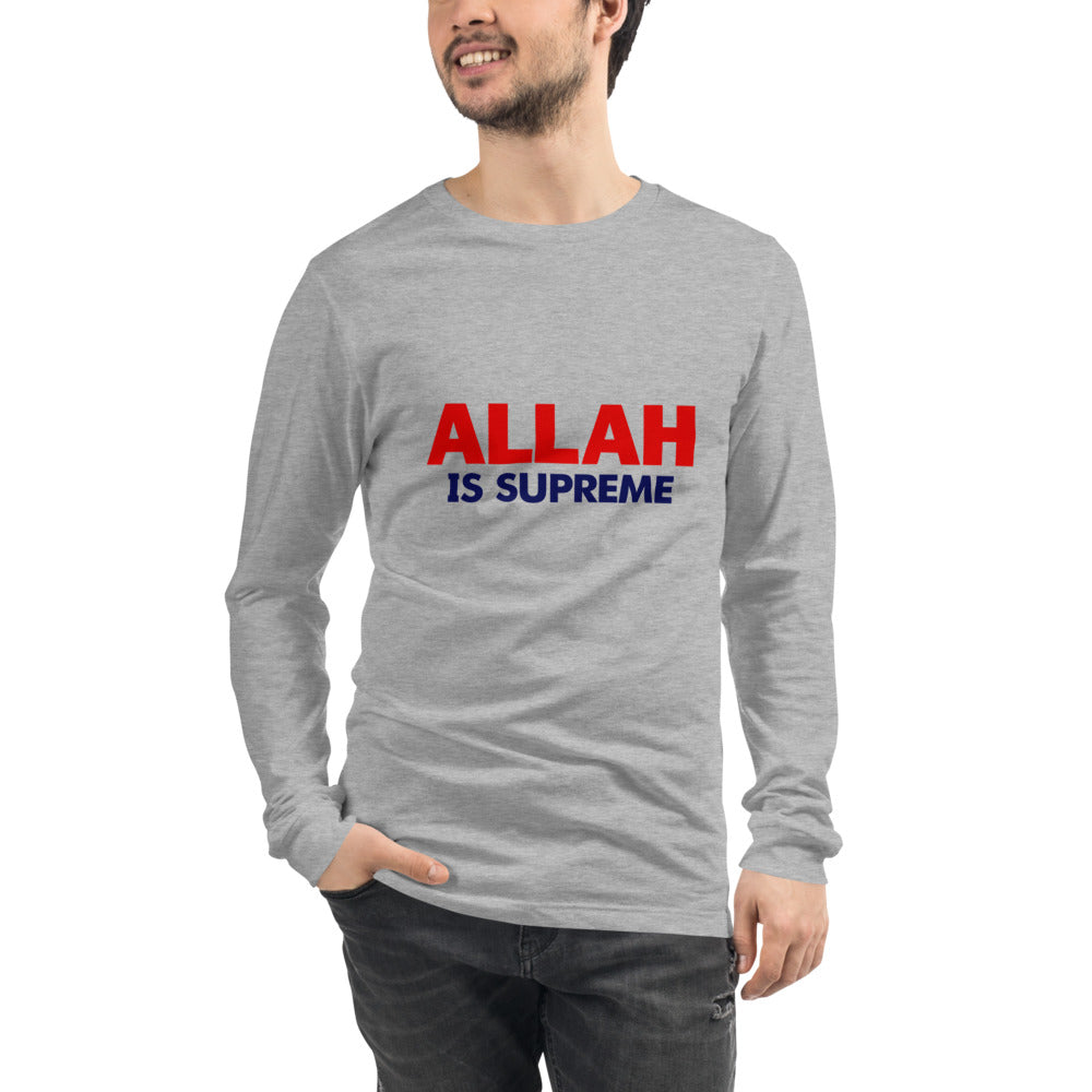 ALLAH IS SUPREME - Unisex Long Sleeve Tee