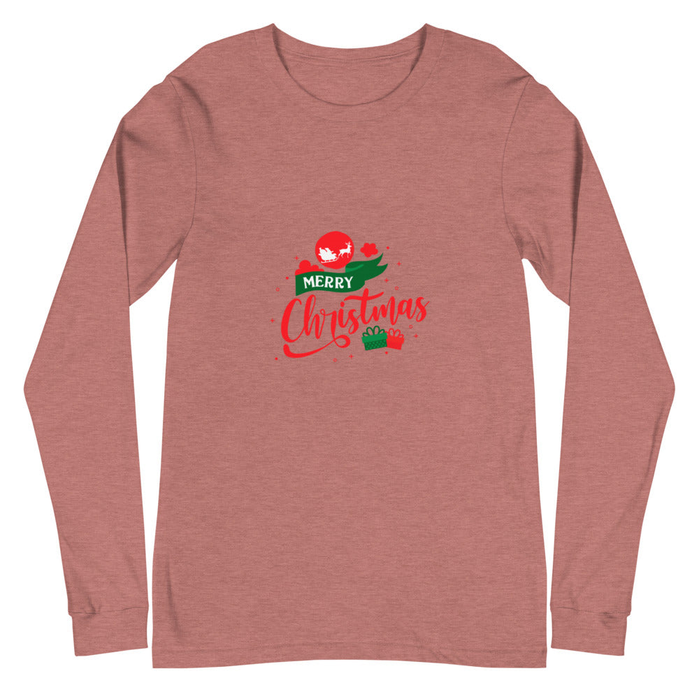 Merry Christmas- Unisex Long Sleeve Tee