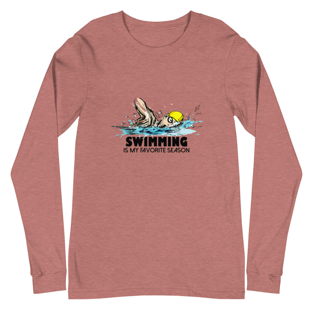 Swimming- Unisex Long Sleeve Tee